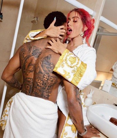 Nego do Borel posa com Anitta - Reprodução de internet