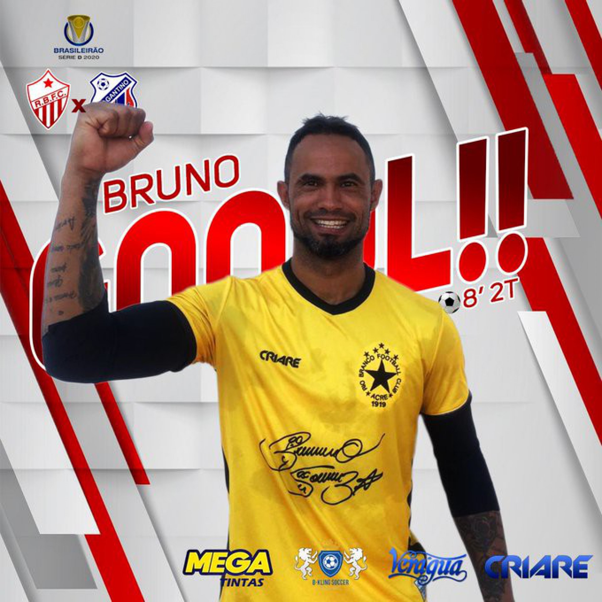 Bruno marca 1º gol após prisão por assassinato de Eliza Samudio