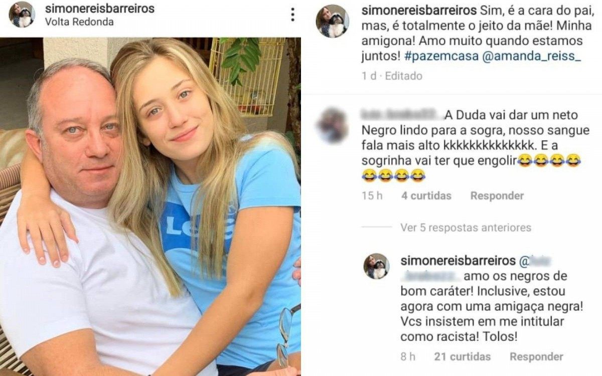 M&atilde;e de Duda Reis no Instagram