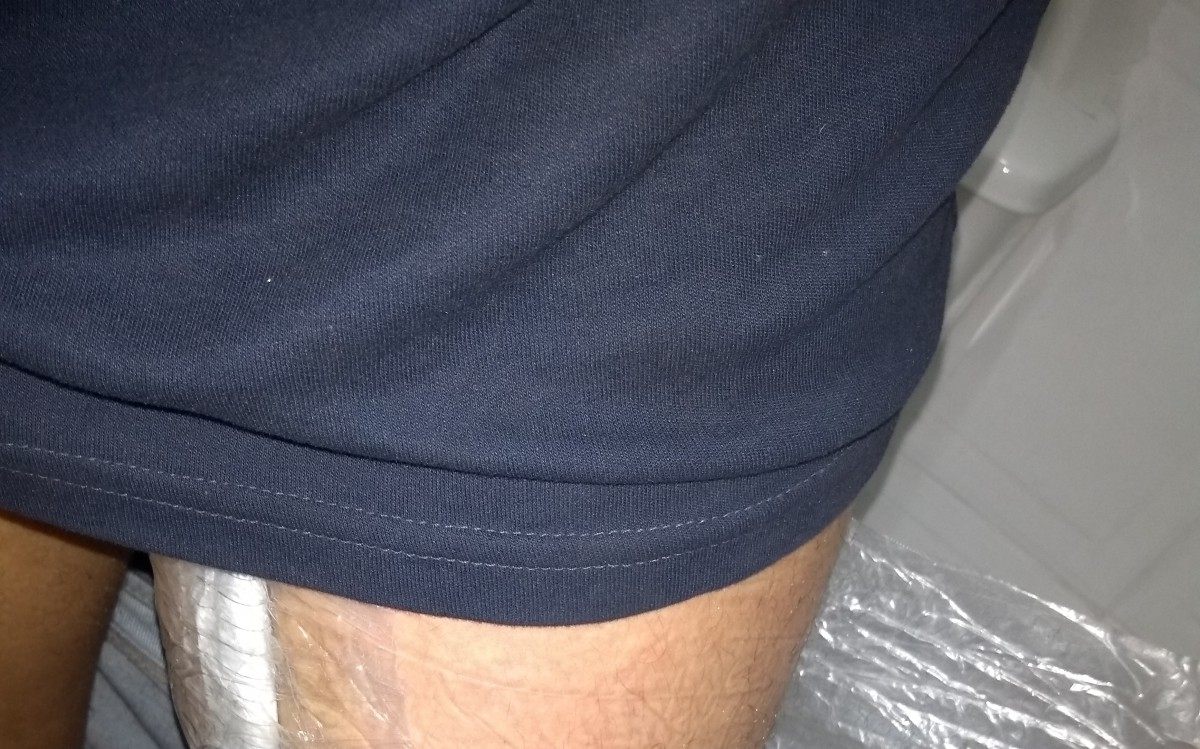 Gustavo Dias guardou o dinheiro na coxa