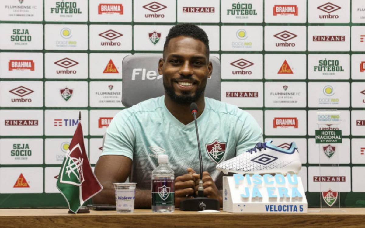 Em coletiva, Luccas Claro comentou sobre a atual fase do Fluminense - LUCAS MERÇON / FLUMINENSE F.C