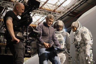  George Clooney em 'O Céu da Meia-Noite' - Philippe Antonello/NETFLIX