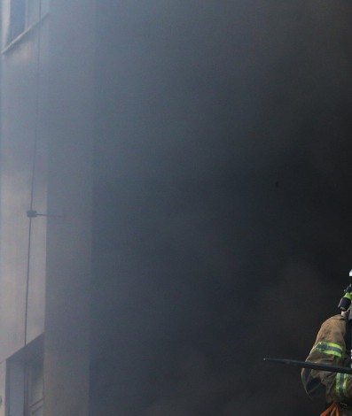 Incendio no Hospital Federal de Bonsucesso.