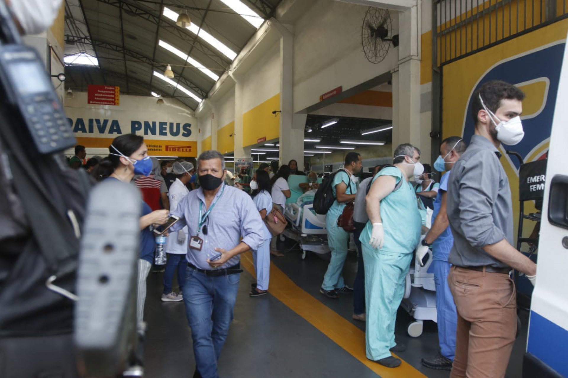 Incêndio atinge Hospital Federal de Bonsucesso - Reginaldo Pimenta / Agência O Dia 