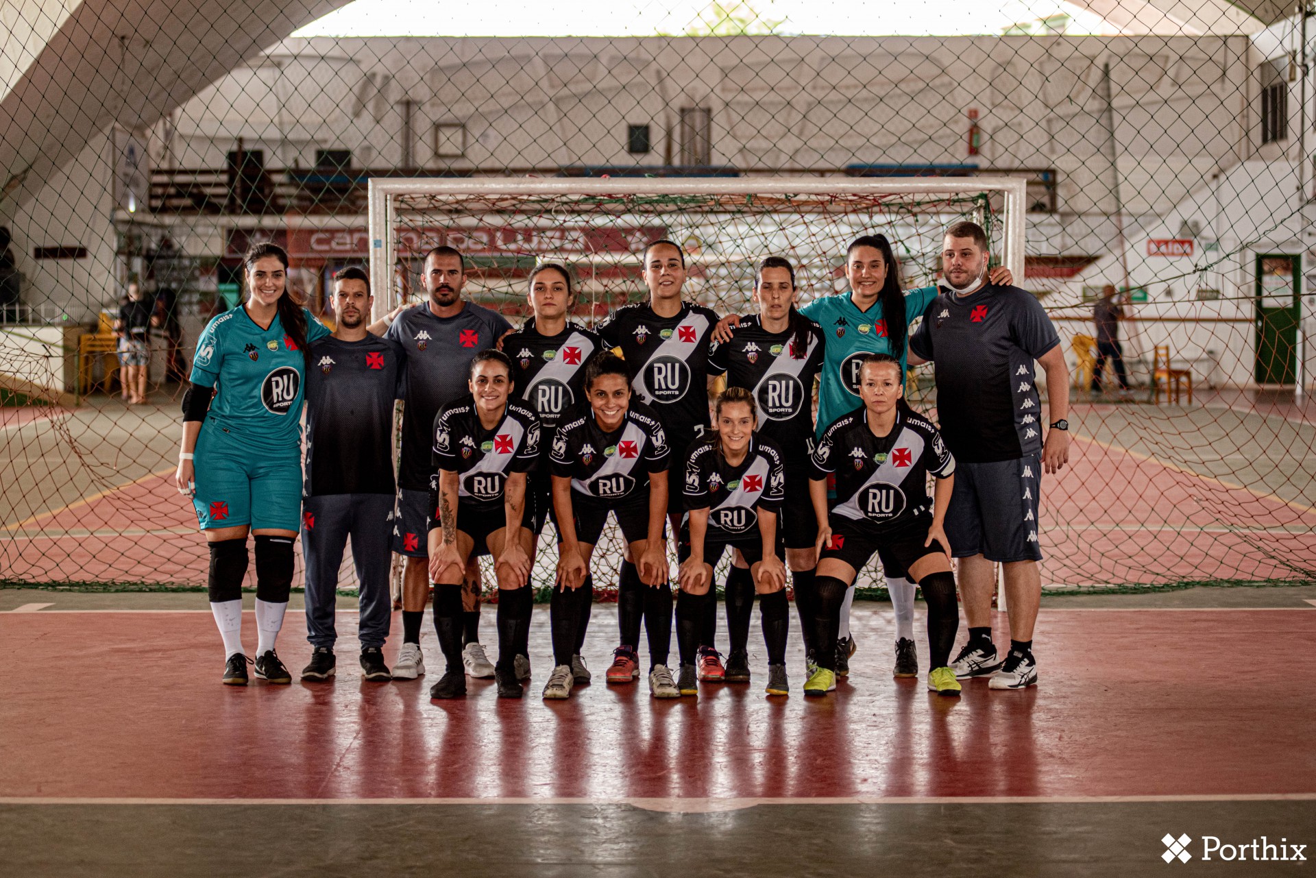 Equipe de Futsal Feminino do Vasco @futsalvasco - Thiago Mendes/Rio Universit&aacute;rio