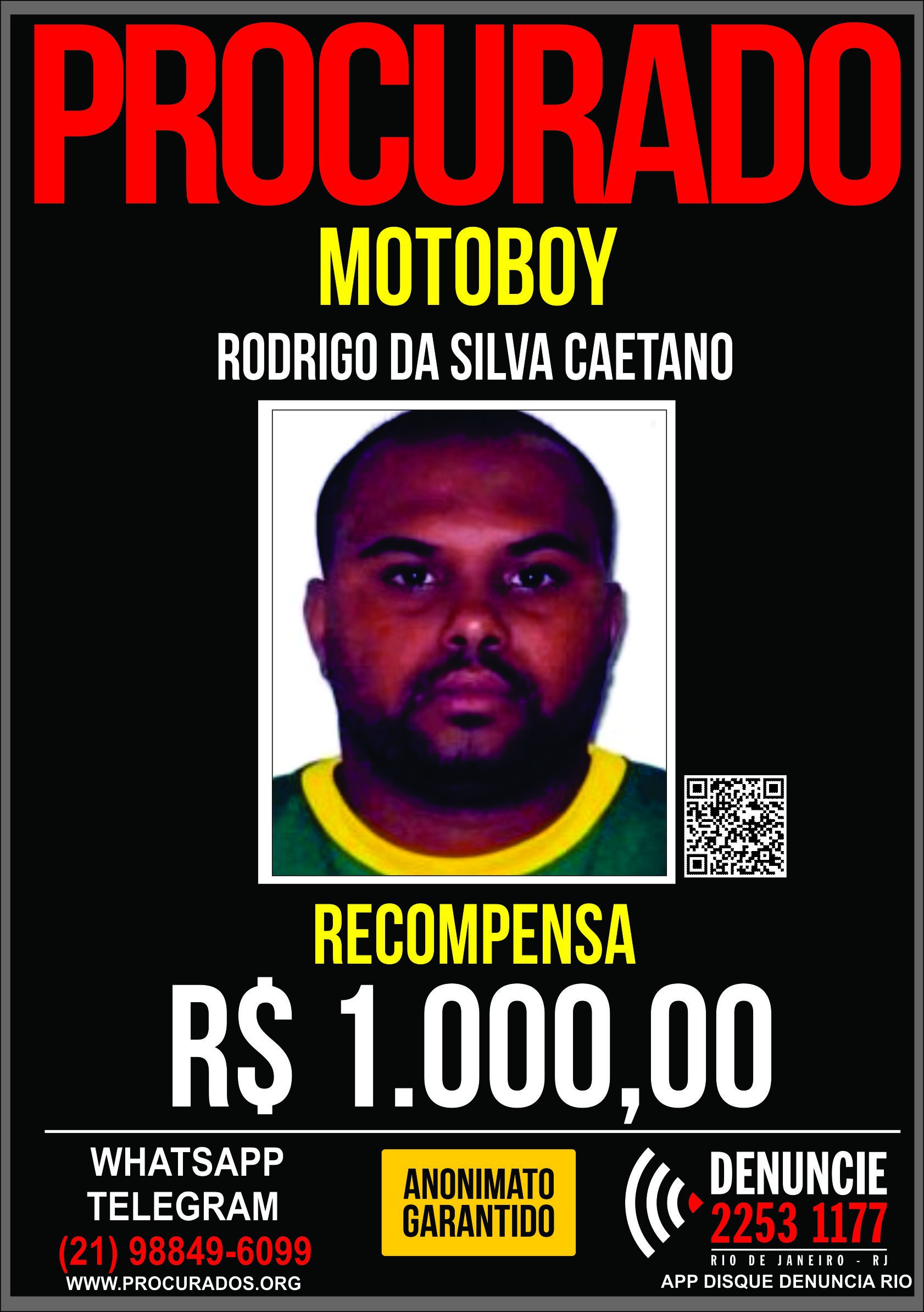 Rodrigo da Silva Caetano, o Motoboy