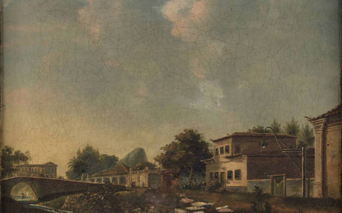 Ponte do Salema, na pintura de Johann Moritz Rugendas   