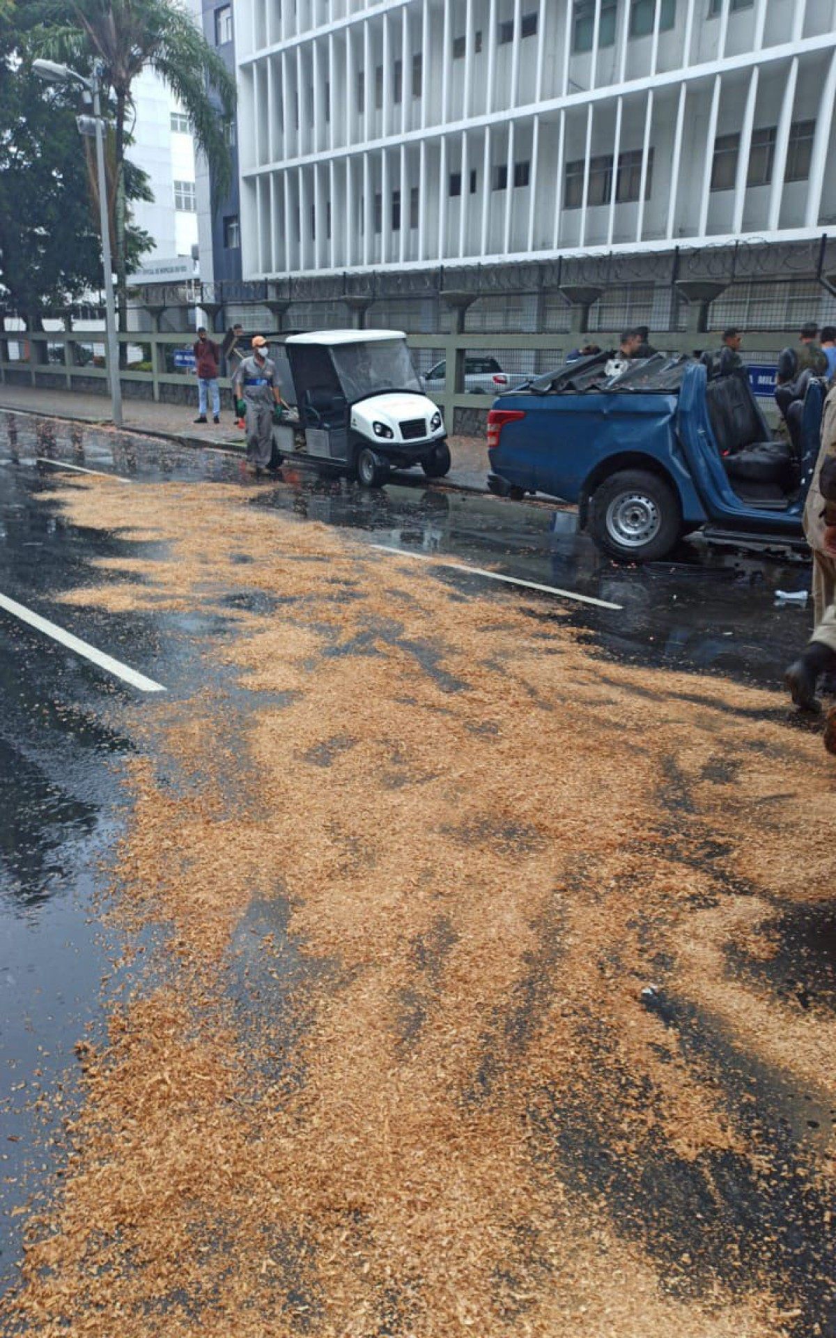 Acidente na altura do 3º Comar