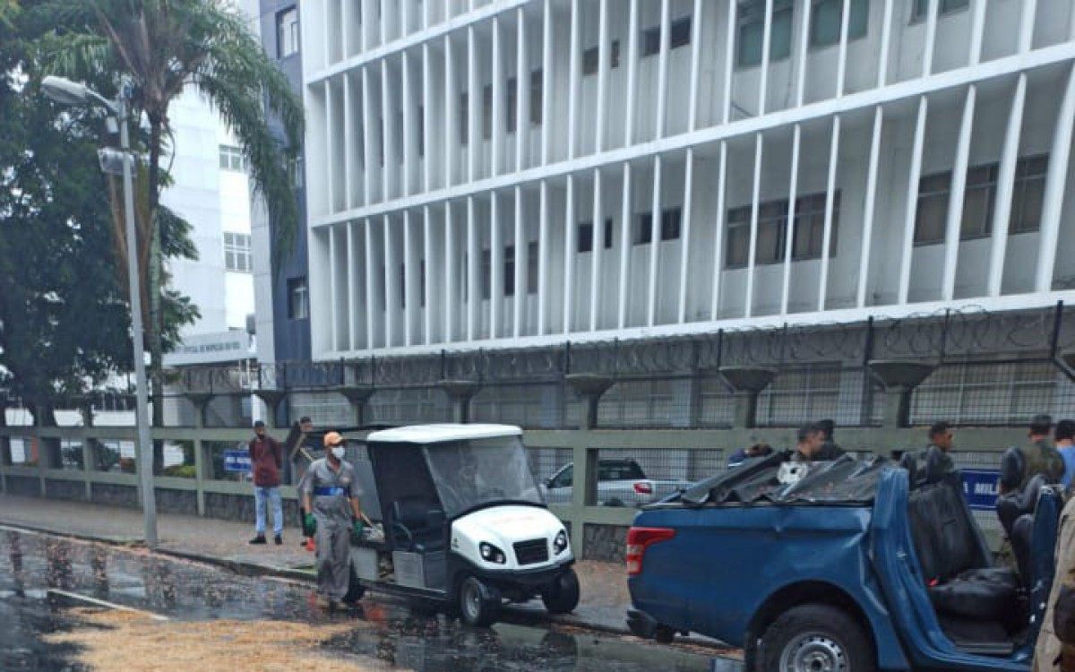 Acidente na altura do 3&ordm; Comar