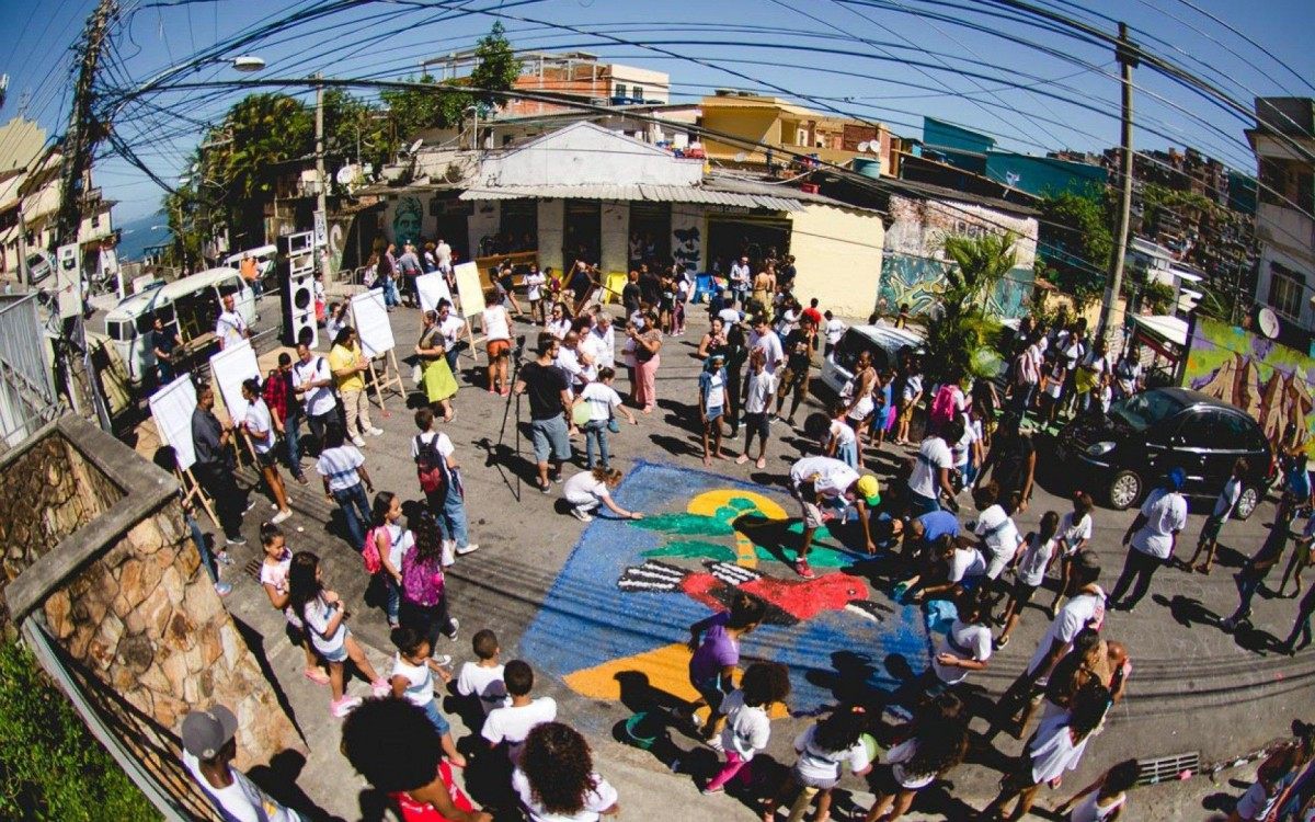 Em 2017, o evento aconteceu no Vidigal - Divulgação/Flup