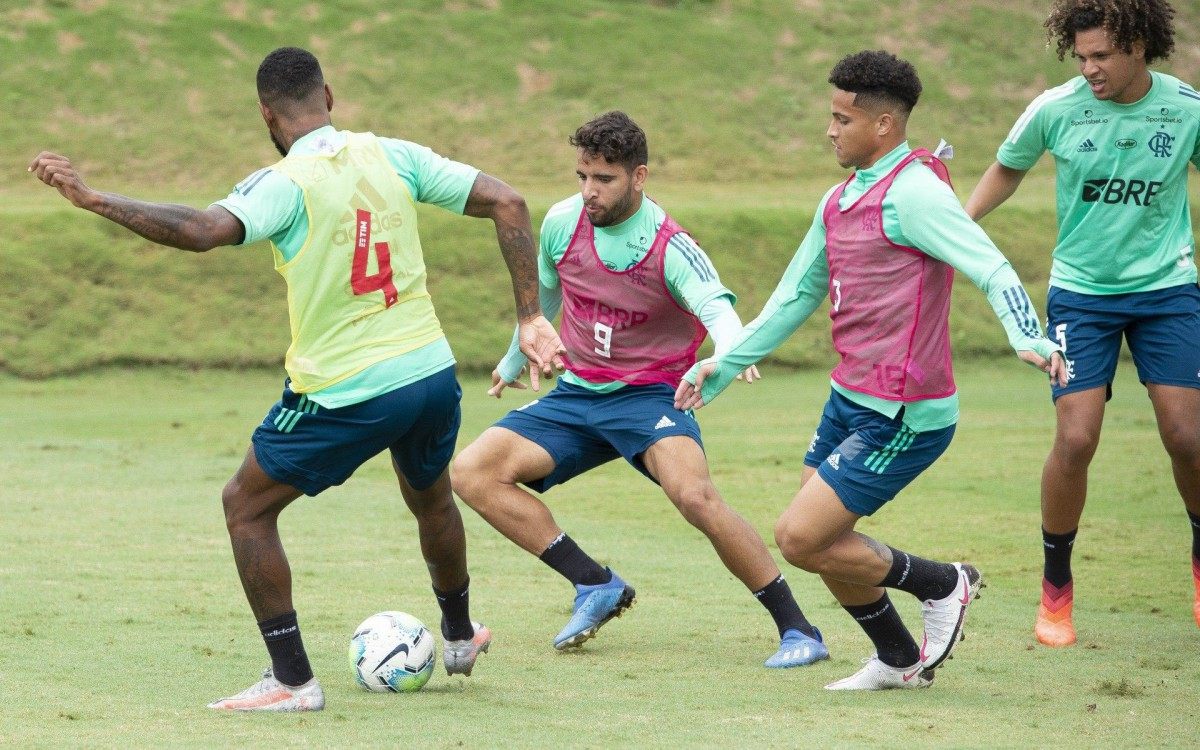 Atividade no Ninho - 31-10-2020 - Alexandre Vidal / Flamengo