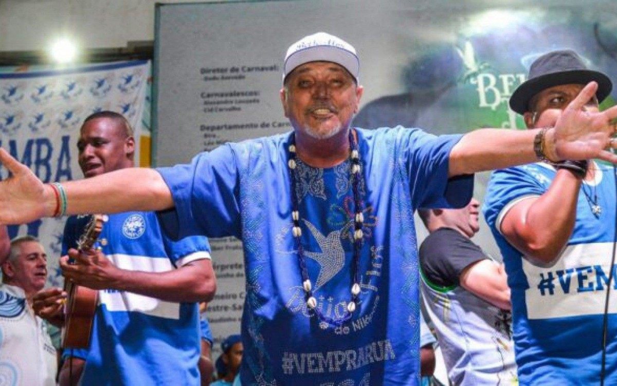 Jorge Velloso era presidente da ala dos compositores da Beija-Flor - Foto: Reprodução 