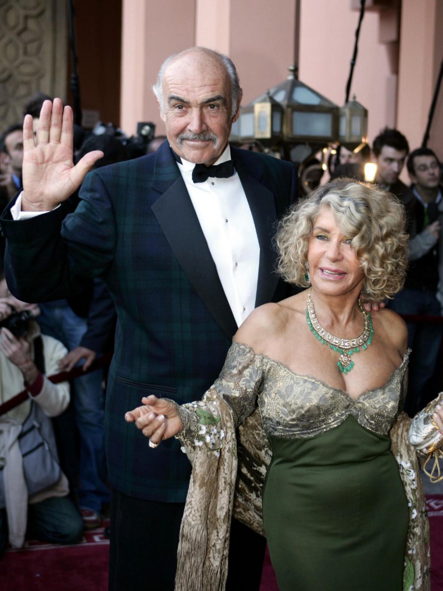 Sean Connery e sua esposa, Micheline Roquebrune - AFP