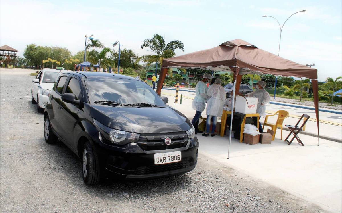 Tenda foi montada no Centro de Tradições Nordestinas