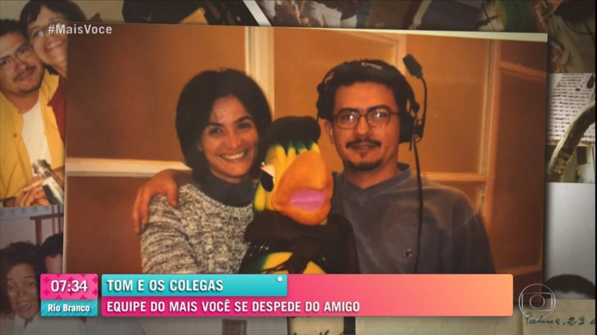 'Mais Você' exibe fotos de Tom Veiga - Divulgação / TV Globo