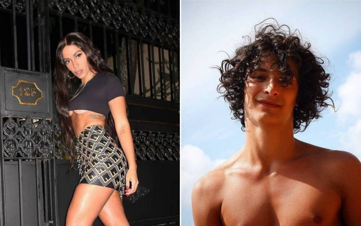 Anitta e Pedro - Reprodução/Montagem