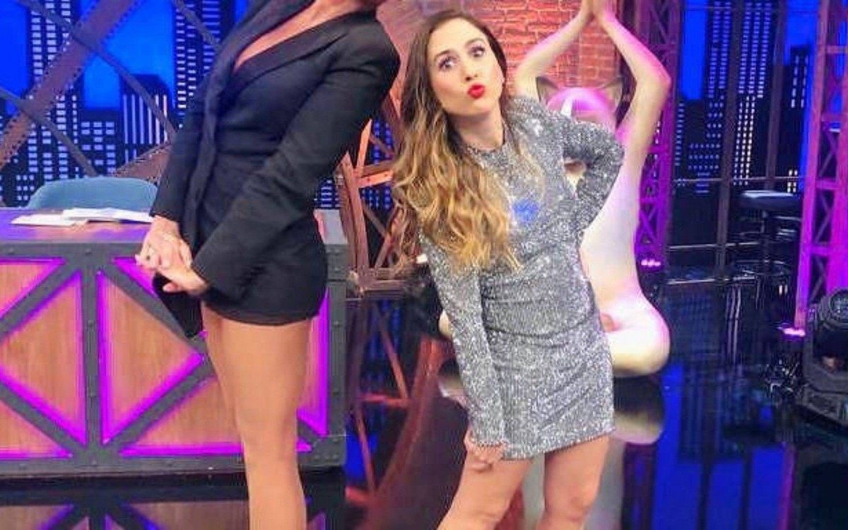 Xuxa e Tat&aacute; Werneck
