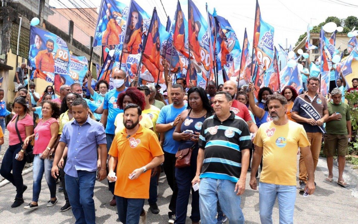Nesta quarta-feira, 4, foi a vez do representante do PROS andar pelas ruas de Éden