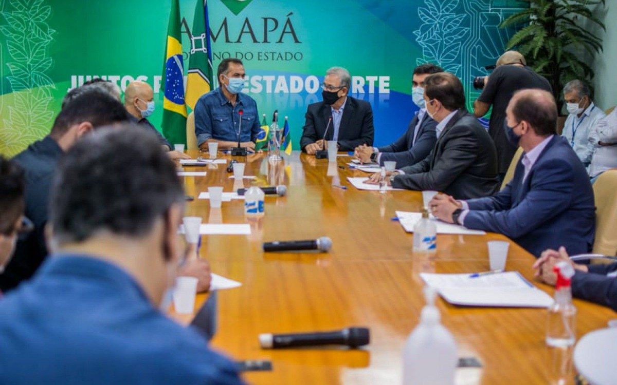 Reunião com representantes dos governos federal e estadual ocorreu no Palácio do Setentrião. - Maksuel Martins/Secom