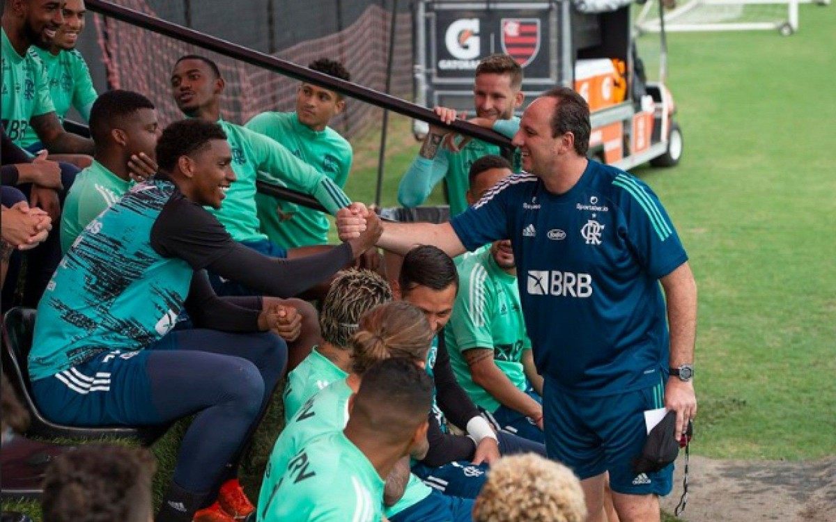 Rogério Ceni comanda primeiro treino no Flamengo - Alexandre Vidal / Flamengo