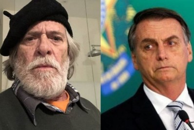 José de Abreu debocha de Bolsonaro e briga com filho de presidente: 'Que exploda em merd*'