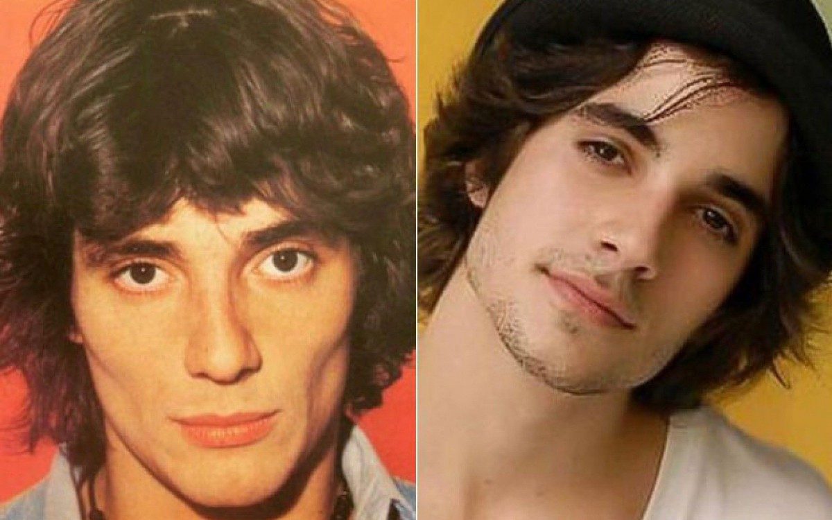 F&aacute;bio Jr (&agrave; esquerda) e o filho Fiuk: semelhan&ccedil;a impressiona - Reprodu&ccedil;&atilde;o Internet