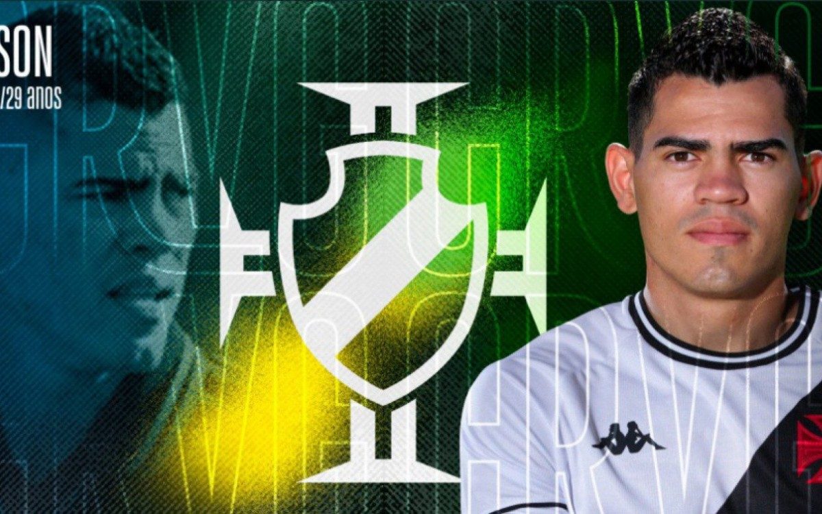 Jadson foi anunciado pelo Vasco - Reprodução Twitter