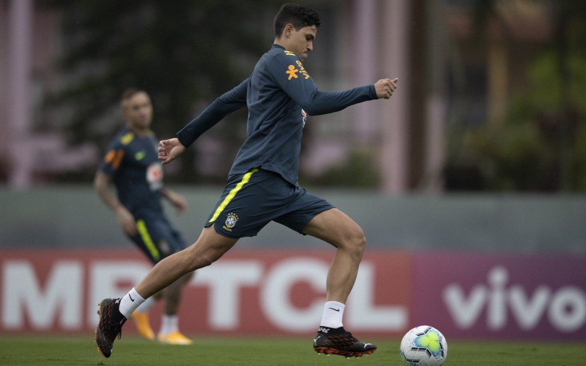 Pedro é uma das sensações do futebol brasileiro em 2020 - Lucas Figueiredo/CBF