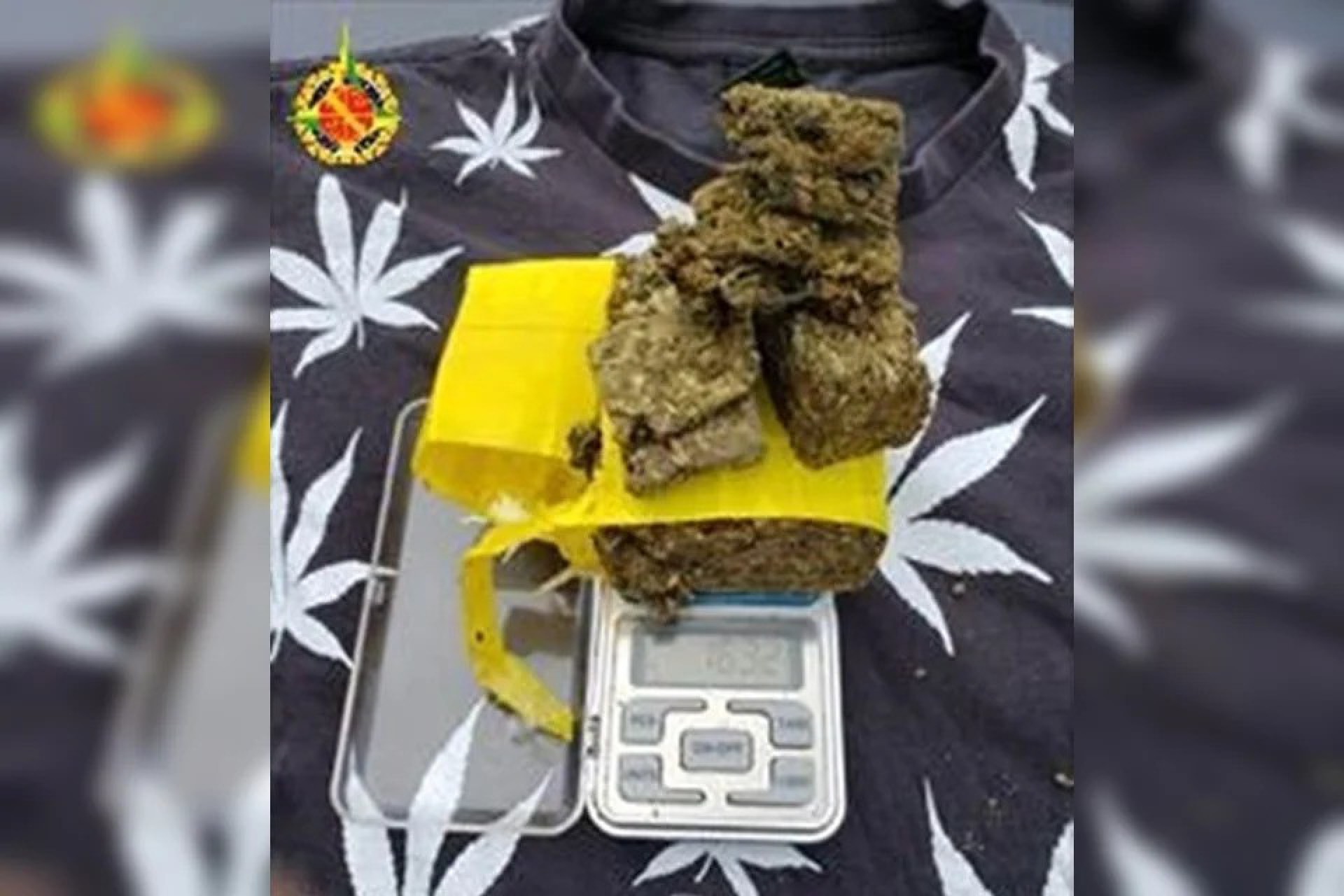 Policiais chegaram até o homem depois de ele ter postado uma foto da droga nas redes sociais - Divulgação/PMDF