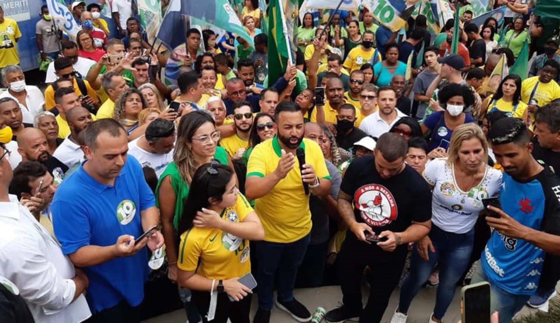 Candidato a prefeito de S&atilde;o Jo&atilde;o de Meriti, Charlles Batista. - Reprodu&ccedil;&atilde;o