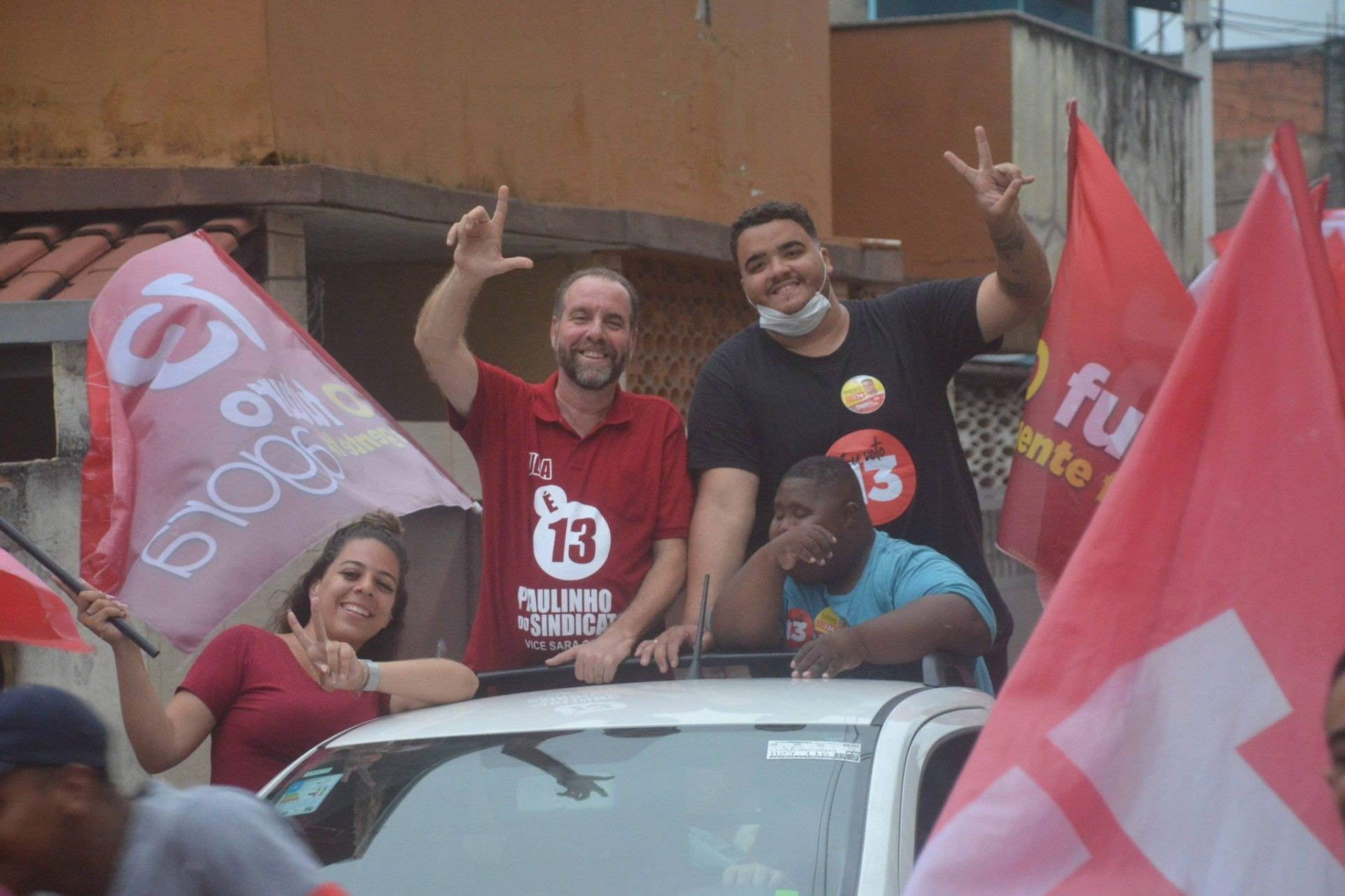 Candidato a prefeito de S&atilde;o Jo&atilde;o de Meriti, Paulinho do Sindicato. - Divulga&ccedil;&atilde;o