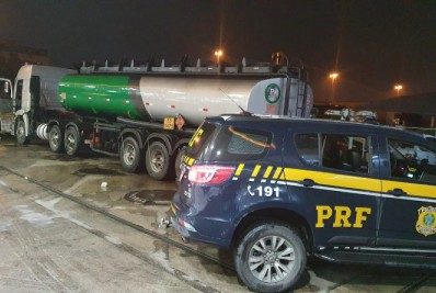 PRF e MP fazem operação contra o transporte ilegal de combustível  