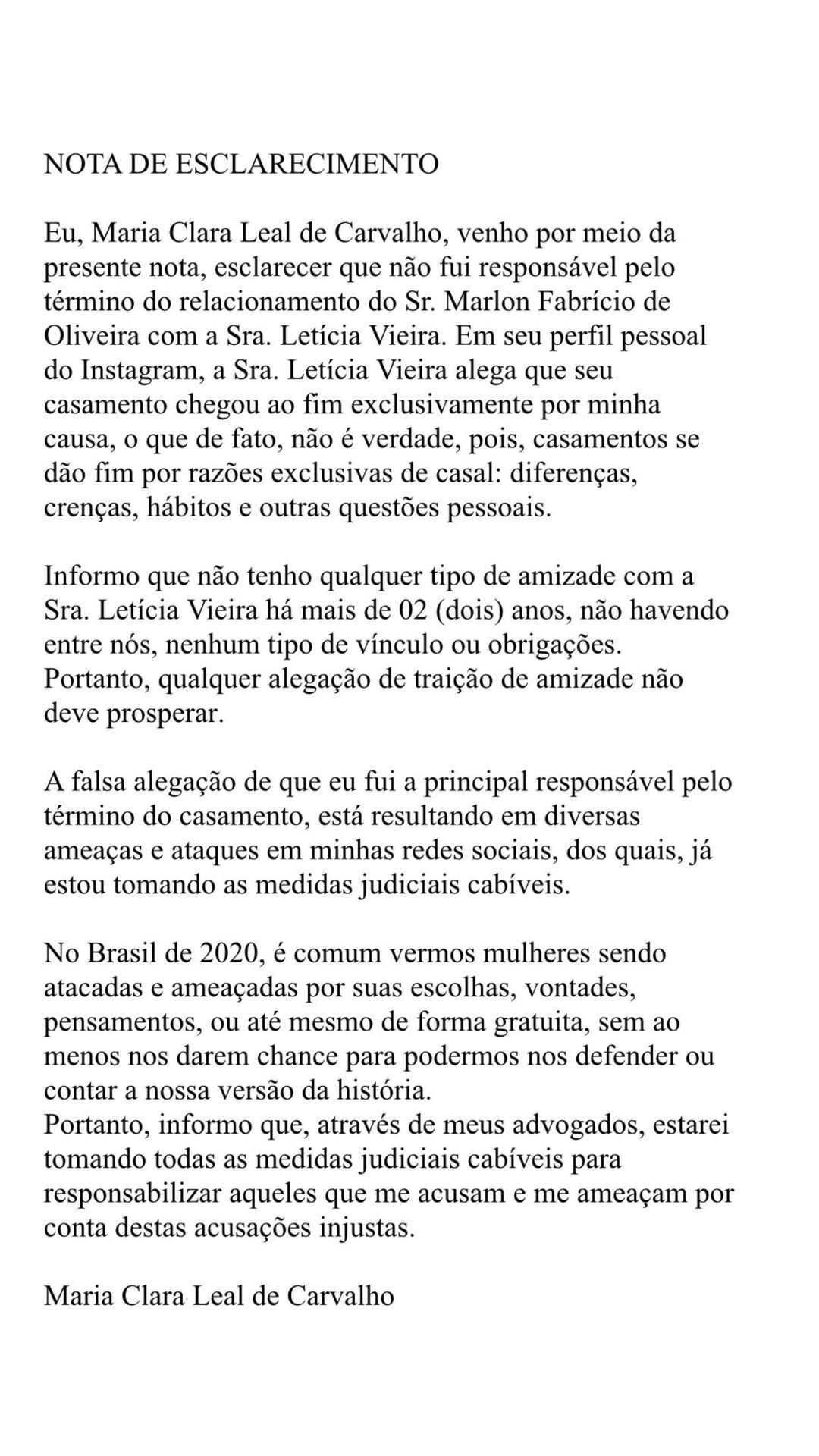 Post de Maria Clara Leal