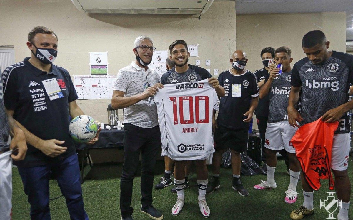 A precisão de Andrey na distribuição da bola fez a diferença contra o Sport - Rafael Ribeiro/Vasco
