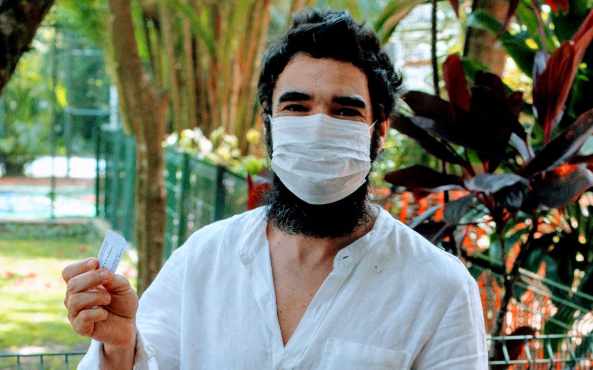 Caio Blat na Zona Sul do Rio