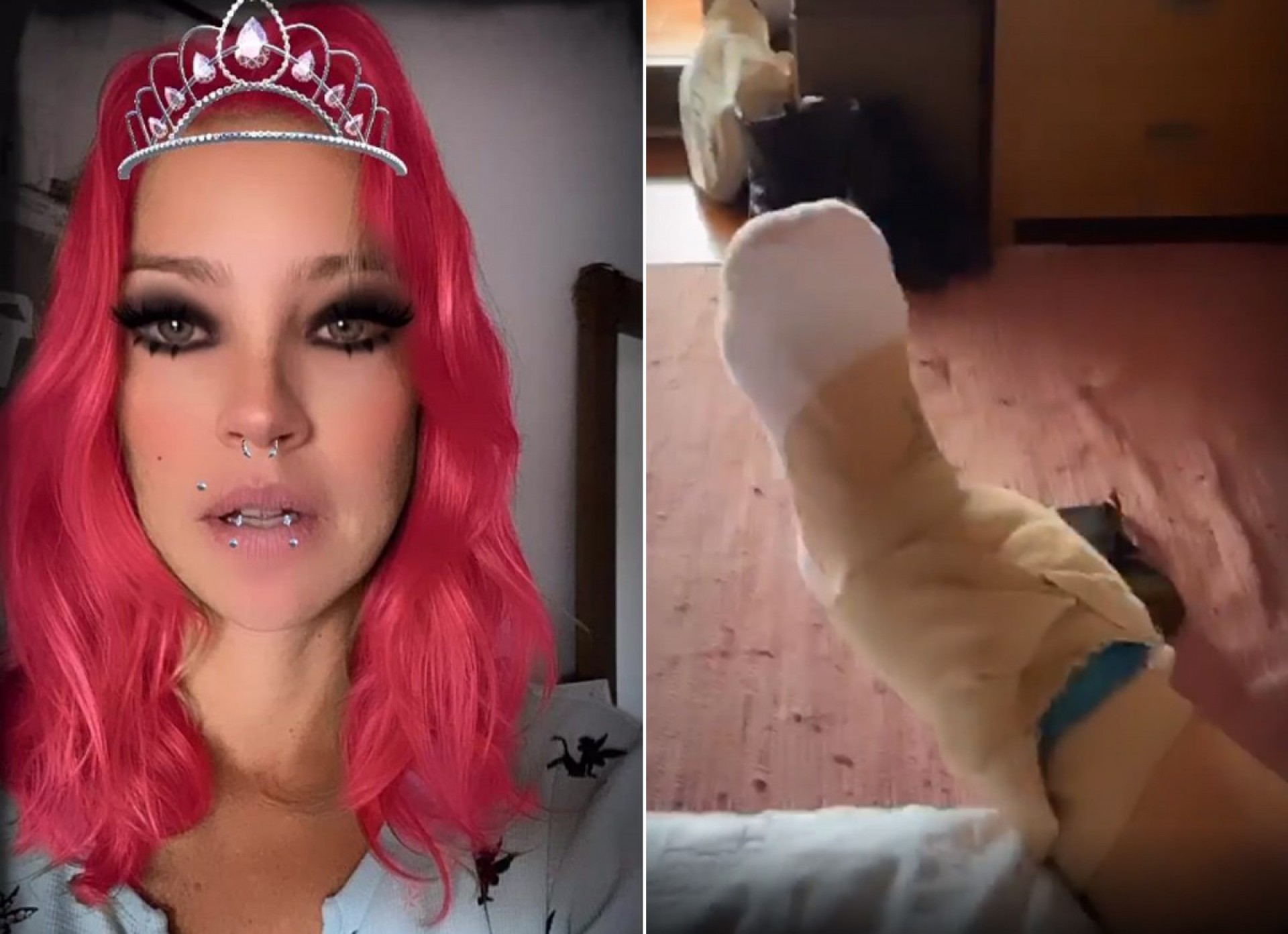 Luana Piovani conta que torceu o pé durante passeio com cachorro - Reprodução Internet