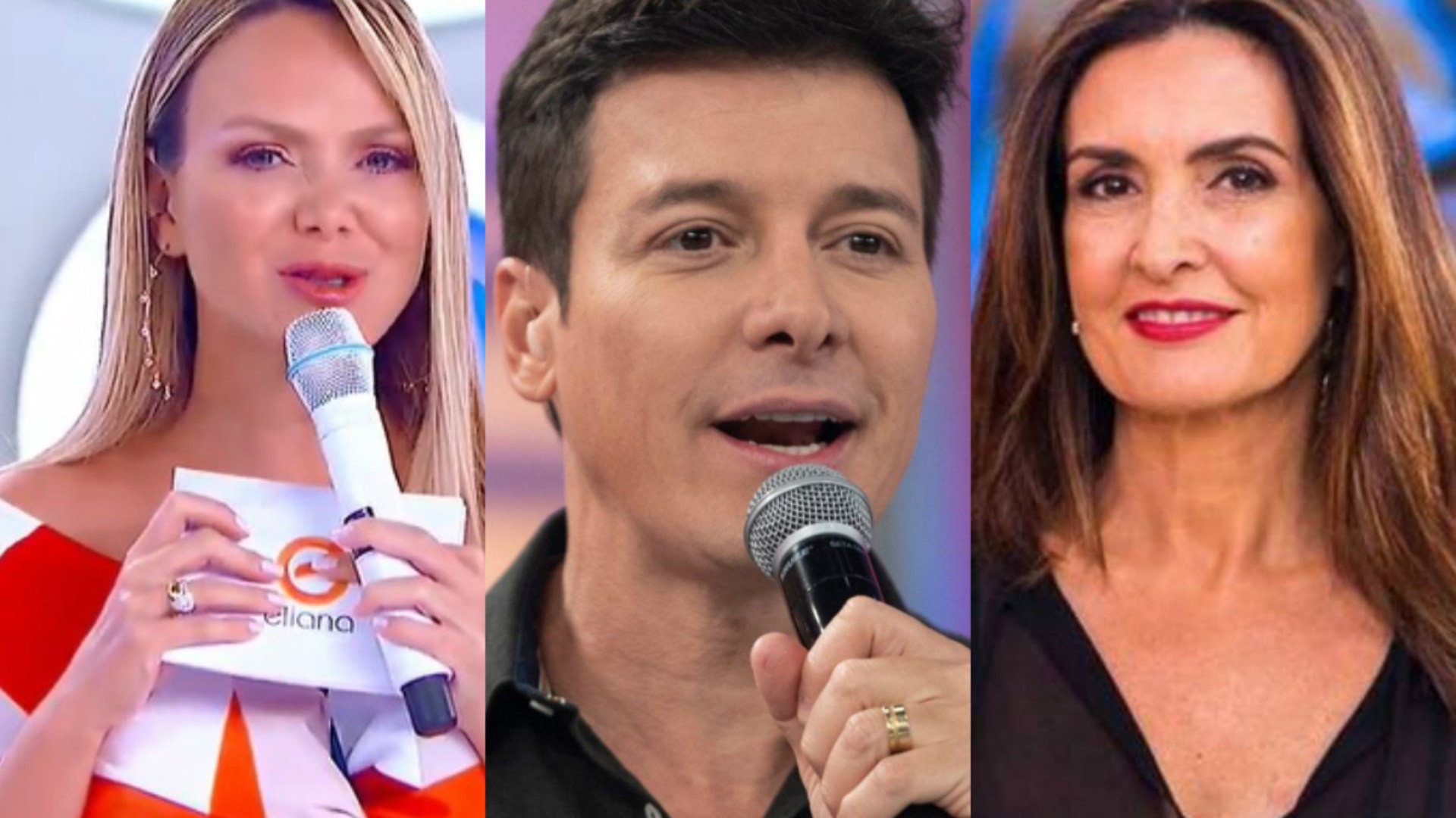 Eliana e Rodrigo Faro aparecem no 'Encontro' em comercial do Serasa - Reprodução