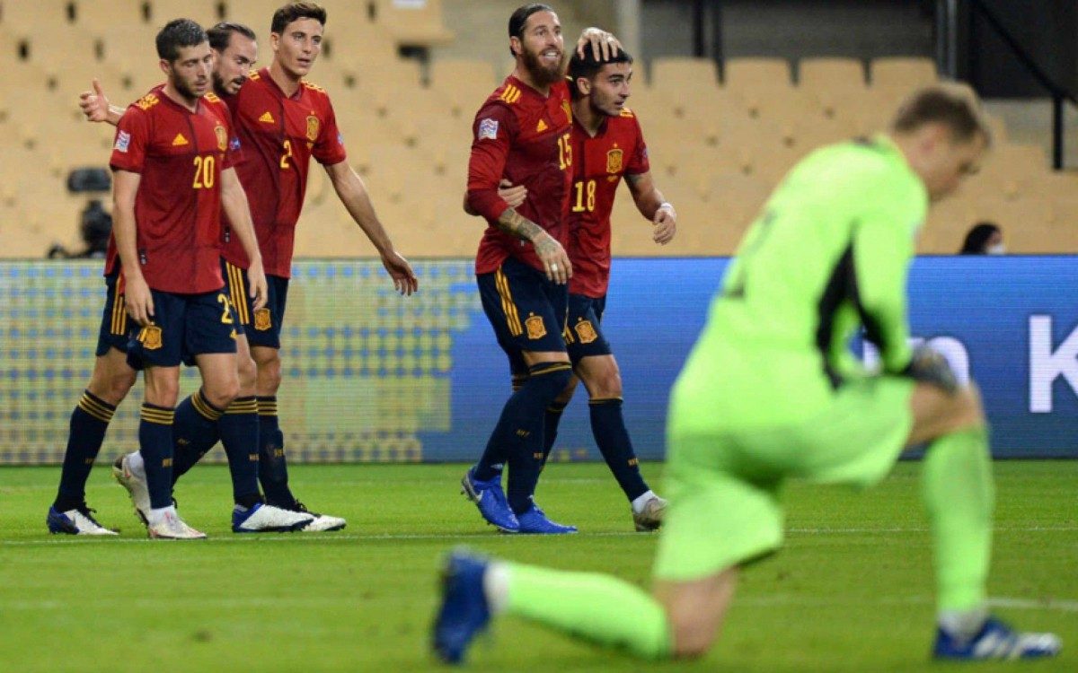 Virou passeio! Espanha atropela a Alemanha por 6 a 0 pela Liga das Nações |  Esporte | O Dia