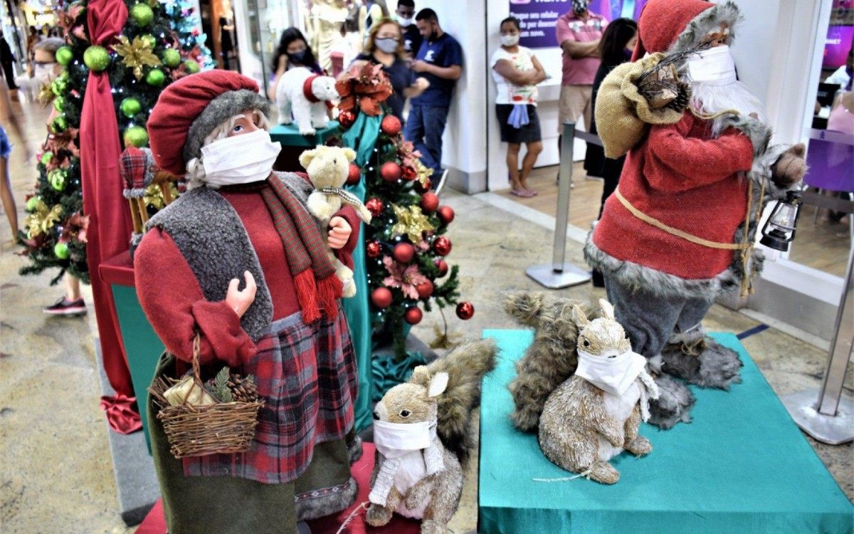 Ela Shopping, em Caxias, tem decoração de Natal inspirada no 