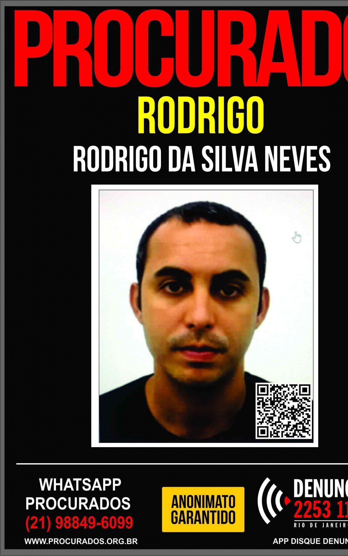 Cabo PM Rodrigo Neves é procurado por envolvimento na morte de Fernando Iggnácio - Alexandre Vidal/Flamengo