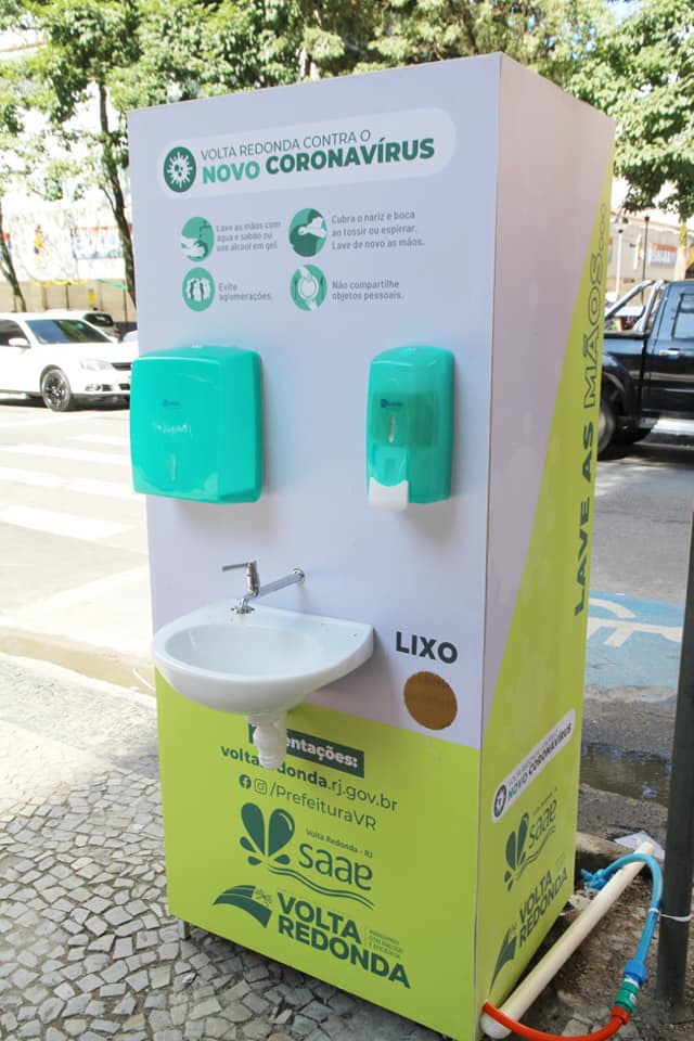 Prefeitura de Volta Redonda informa que a retirada de lavatórios públicos de alguns centros comerciais visa realizar reparos nos mesmos - Divulgação