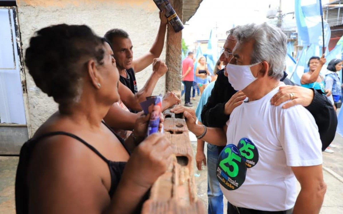 Doutor João realizou duas grandes caminhadas pelas ruas dos bairros Vila São João e no Jardim Botânico.