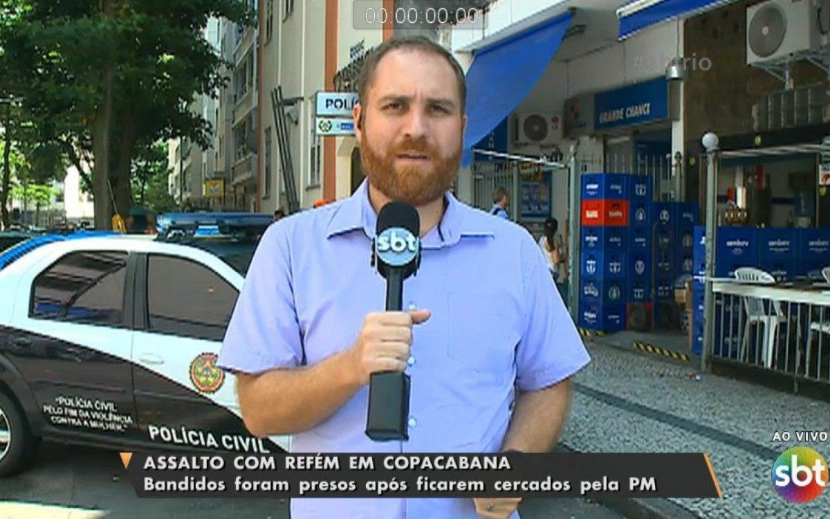 Jornalista Daniel Penna Firme do SBT - Reprodu&ccedil;&atilde;o