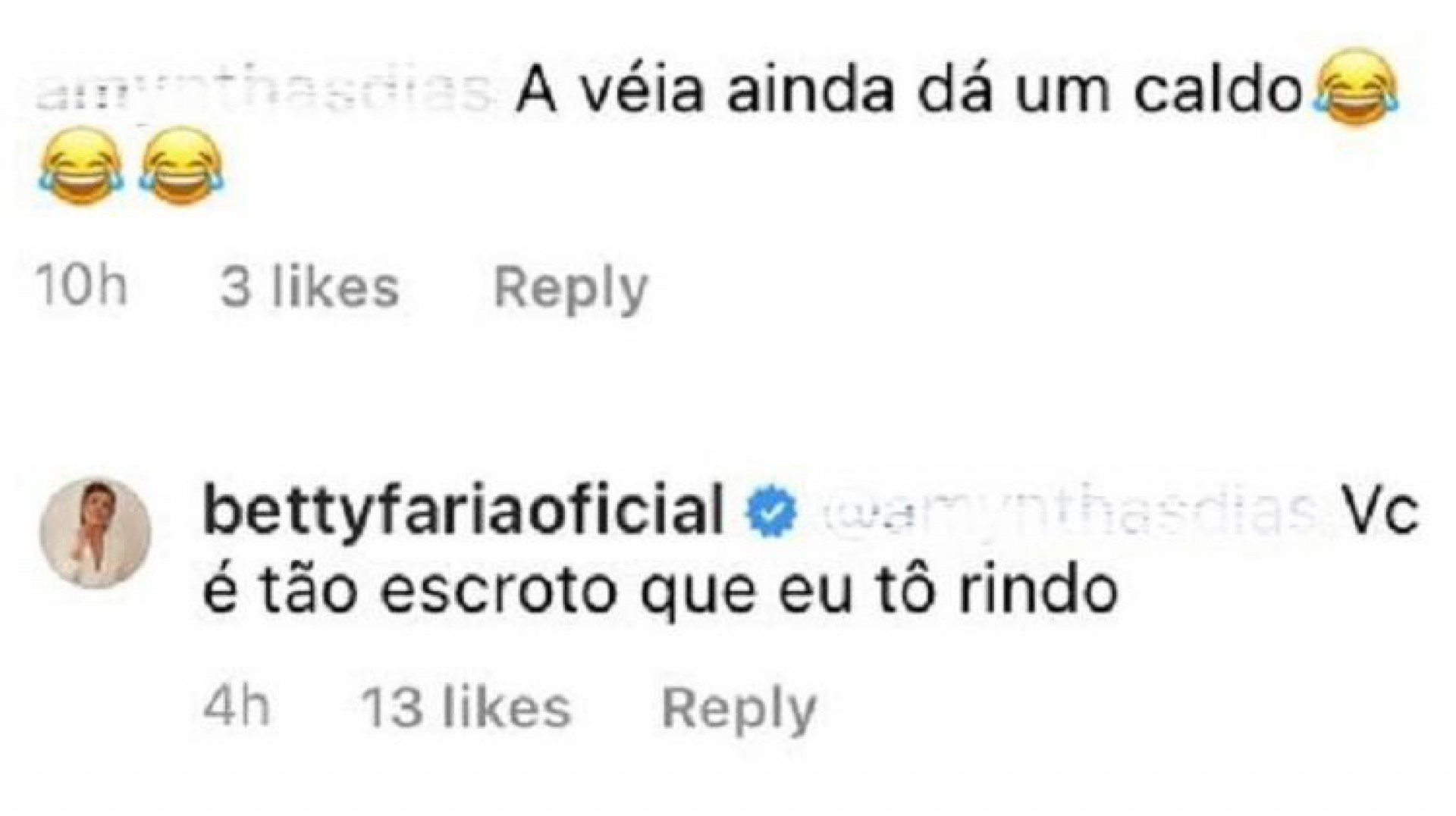 Betty Faria posta foto na praia e recebe comentário sem noção de internauta - Reprodução Internet