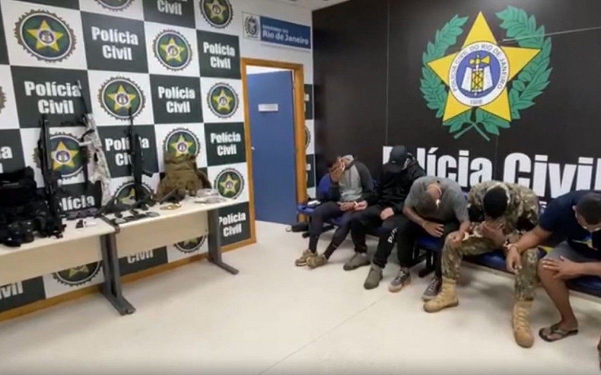 Milicianos da Praça Seca e Campinho foram presos antes de invasão ao Morro do Dezoito, na Água Santa - Reprodução | Divulgação