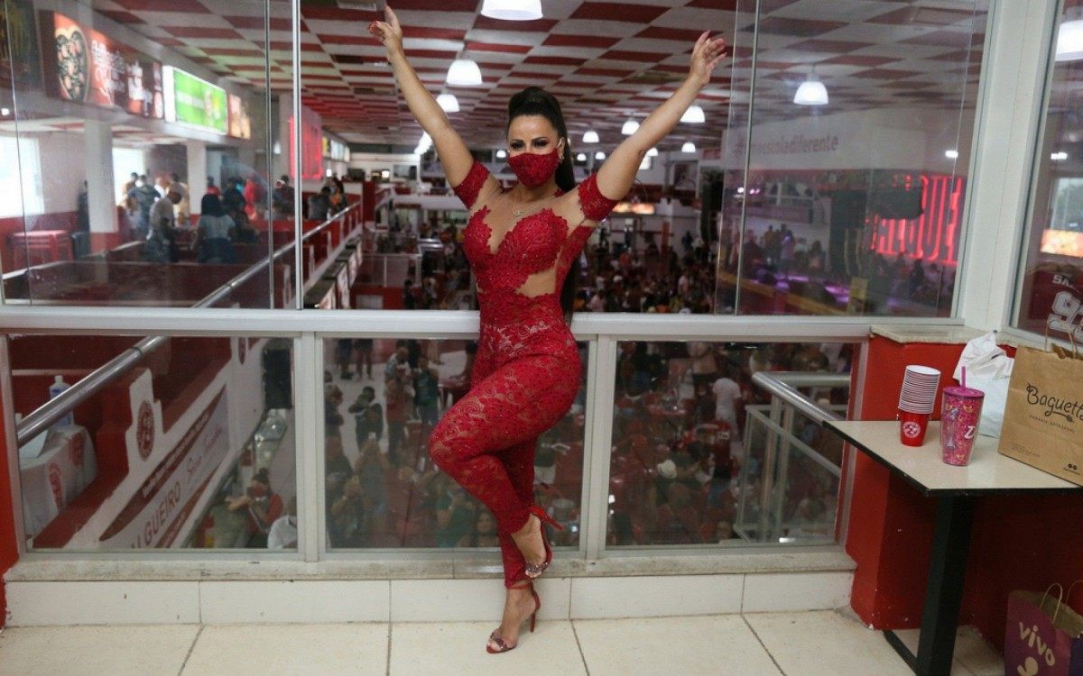 Viviane Ara&uacute;jo ( Fotos Anderson Borde / AgNews )