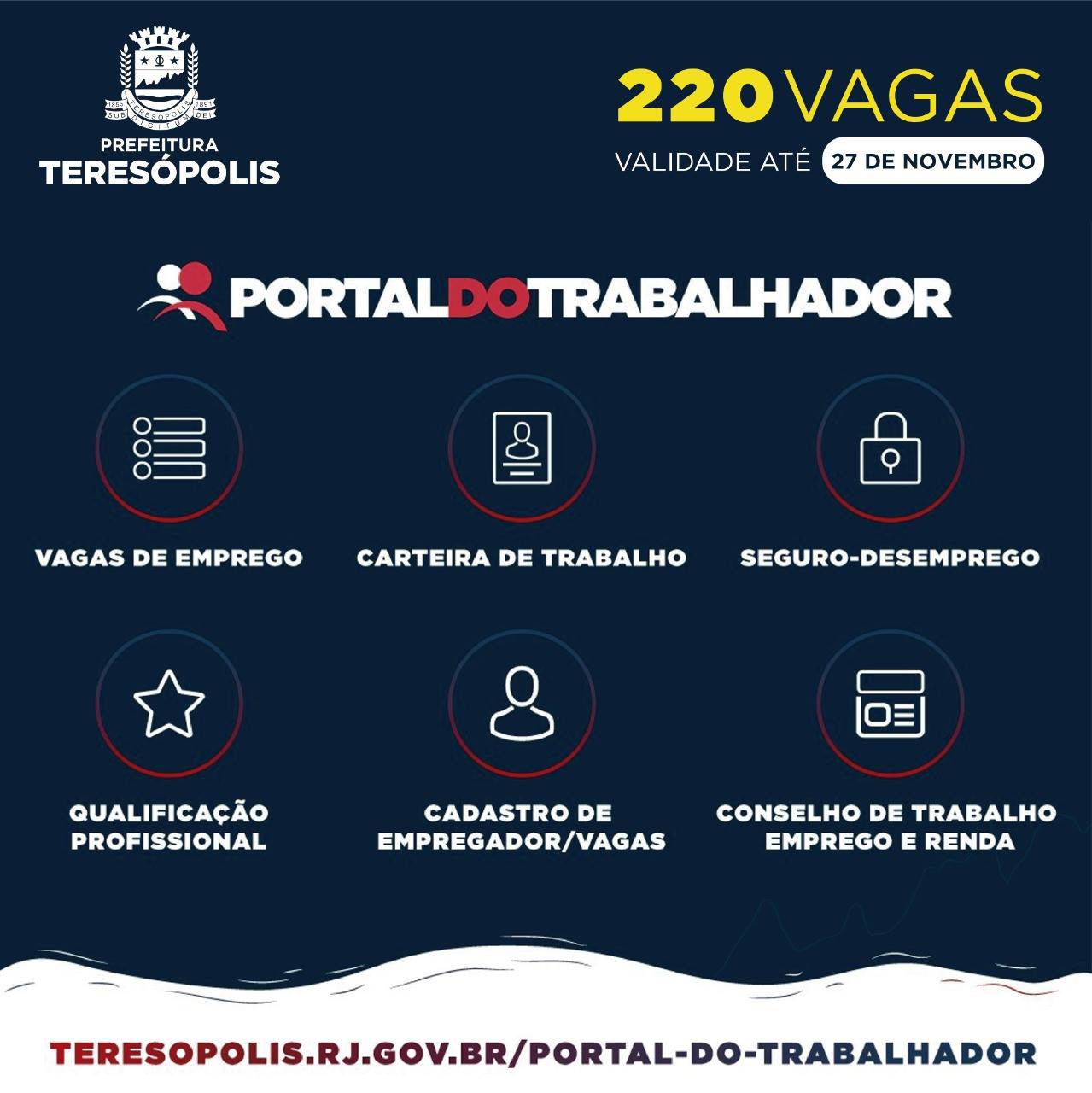 Vagas estão disponíveis para cadastro de currículos até o dia 27  - Divulgação