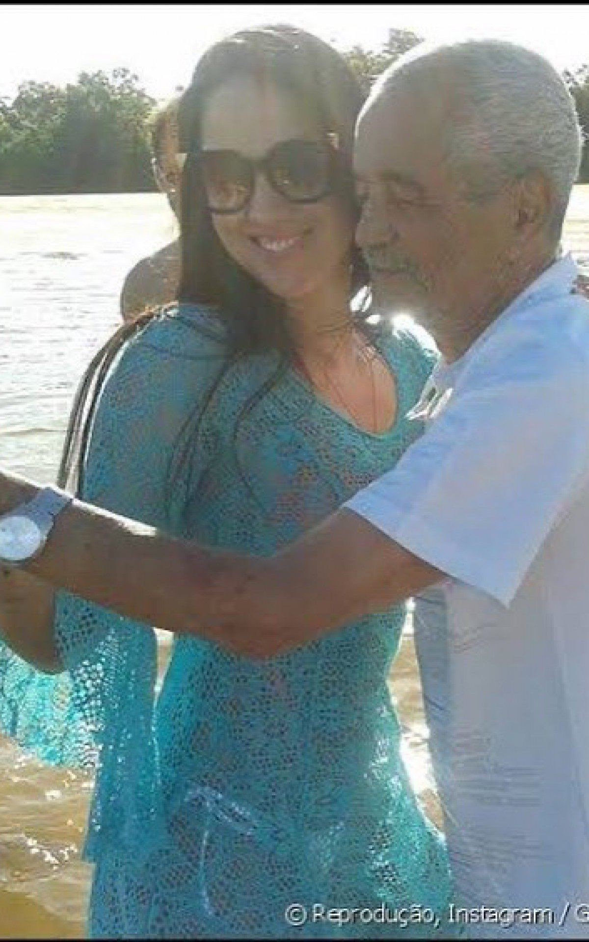 Graciele Lacerda, noiva de Zez&eacute; Di Camargo, homenageia o sogro - Reprodu&ccedil;&atilde;o Internet