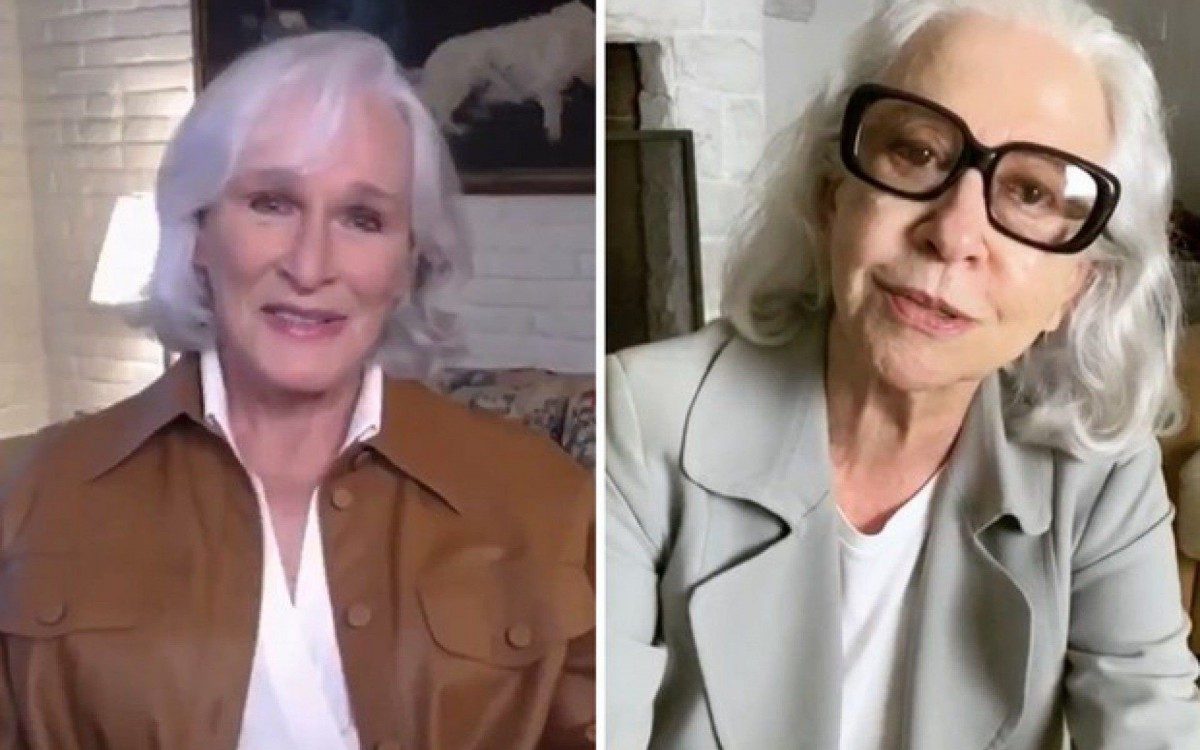 Gleen Close e Fernanda Montenegro  - Reprodução