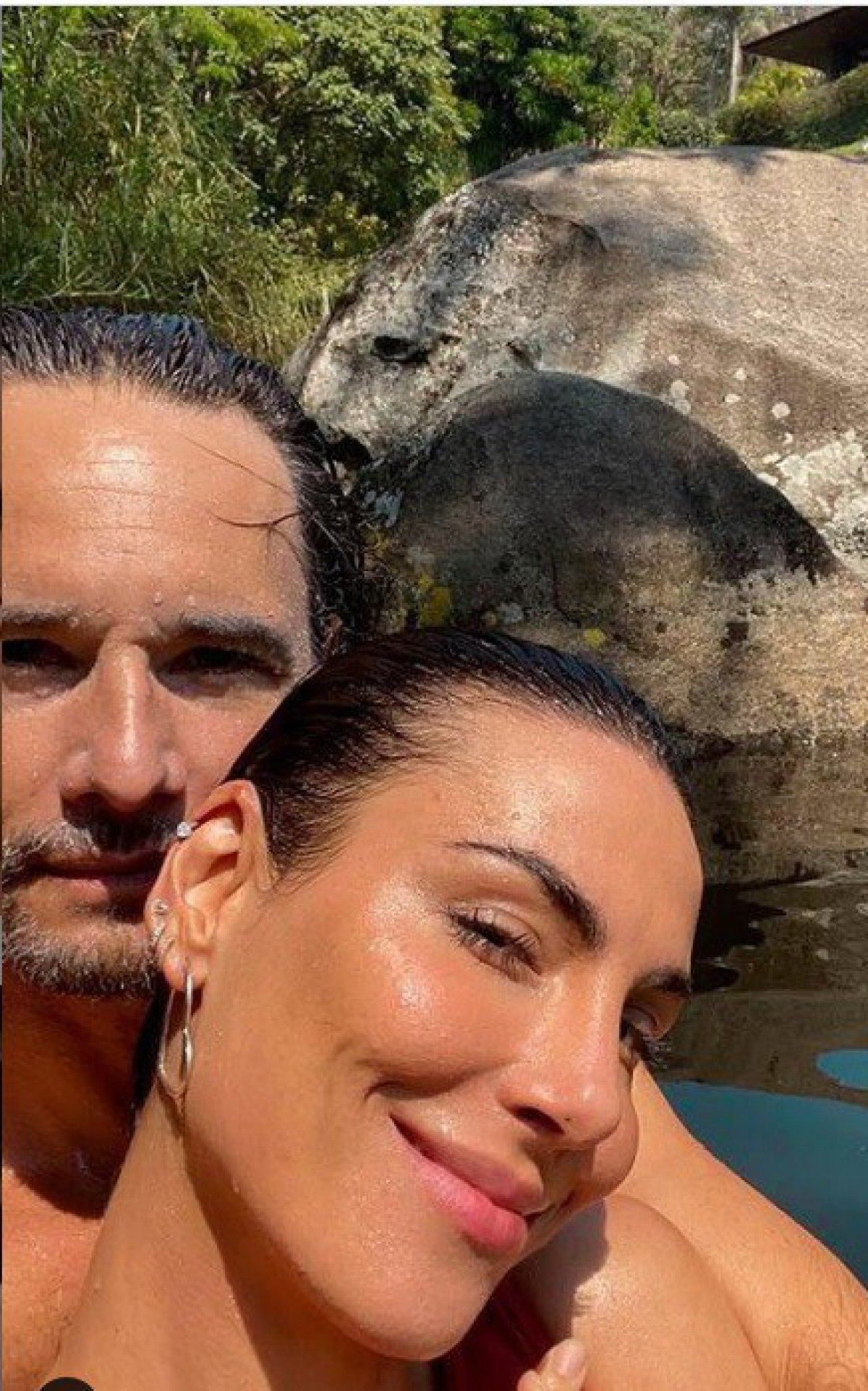 Mel Fronckowiak e Rordigo Santoro - reprodução do instagram